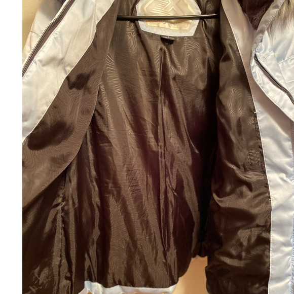 ZeroXposur Puffer Jacket Blue Faux-Fur Hood Quilted Warm Outdoor Sports Ski Coat - Picture 7 of 10